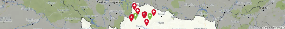 Map view for Pharmacies emergency services nearby Waidhofen an der Thaya (Waidhofen an der Thaya, Niederösterreich)